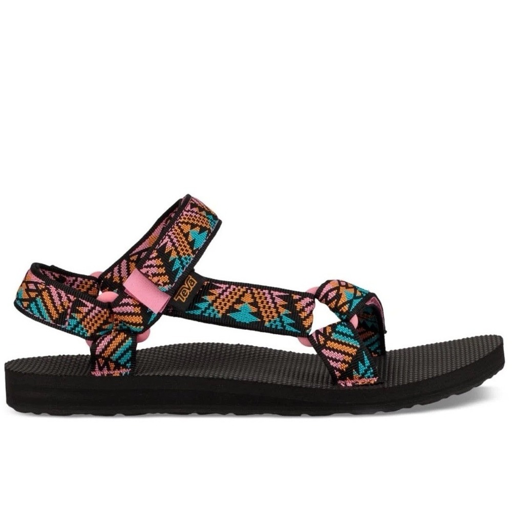 Teva Original Universal Boomerang Pink Lemonade Sandals Womens 8 Sport Strappy